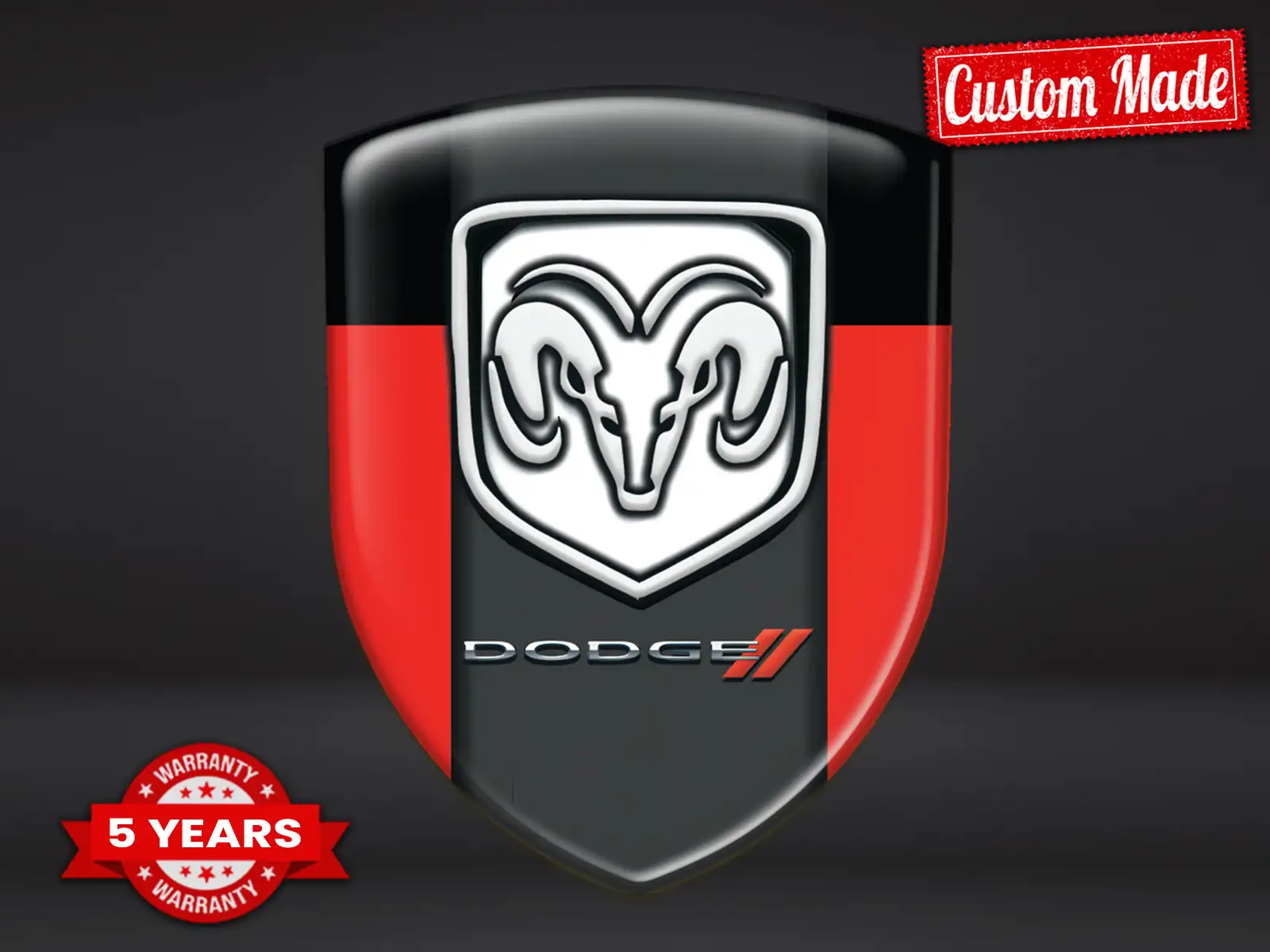 Dodge Fensteraufkleber Auto Sportlich Anpassbar Minimal